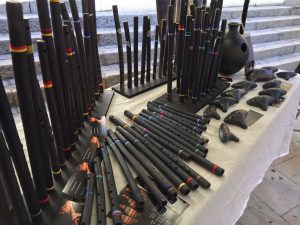 strumenti musicali in bucchero