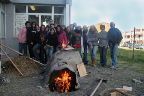 costruzione forno di carta