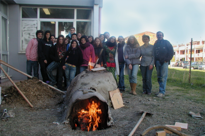 costruzione forno di carta